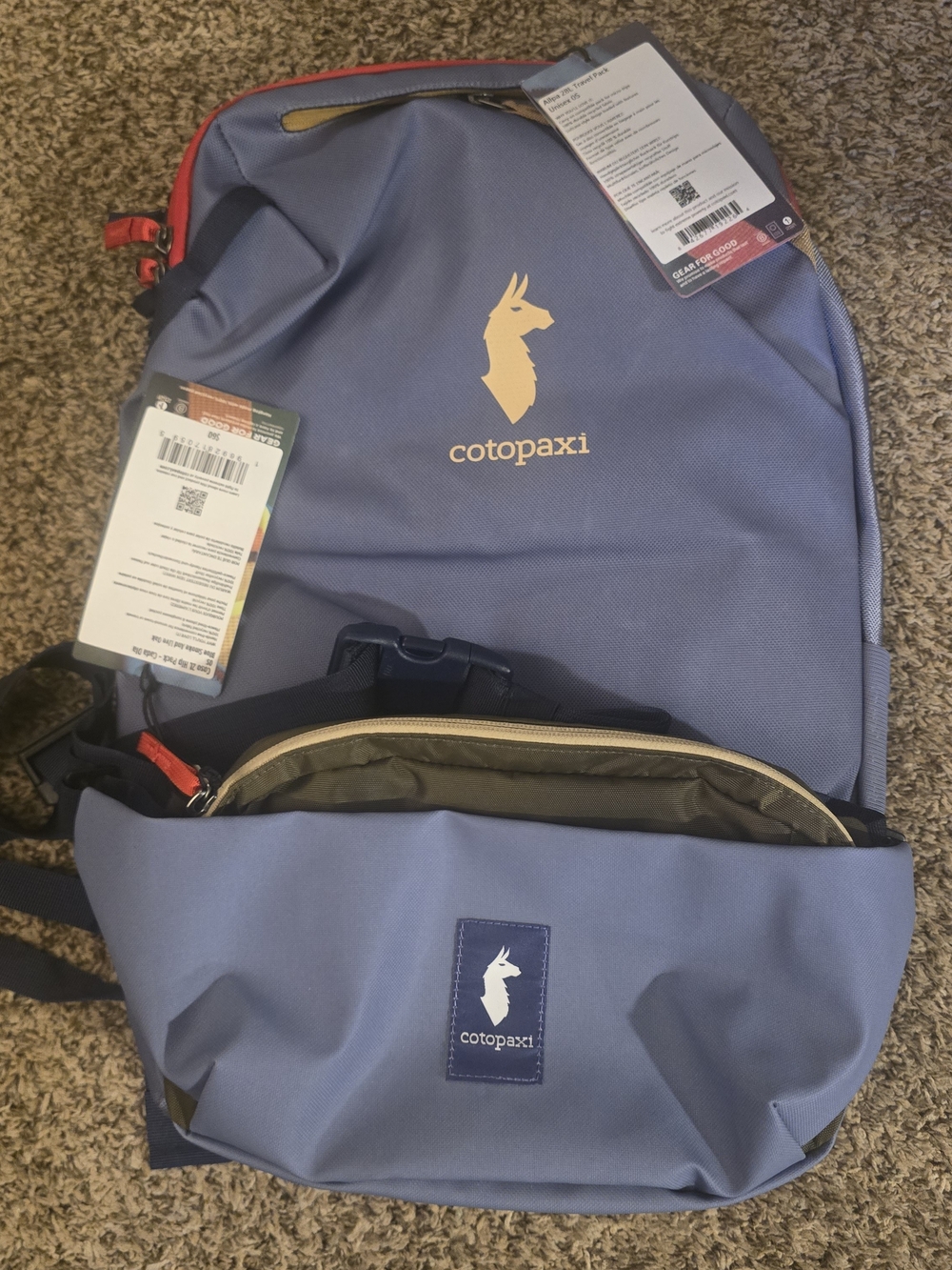 cotopaxi blue Smoke Bundle Allpa 28 And Cosa 2 (IS SOLD NOT INCLUDED)NWT